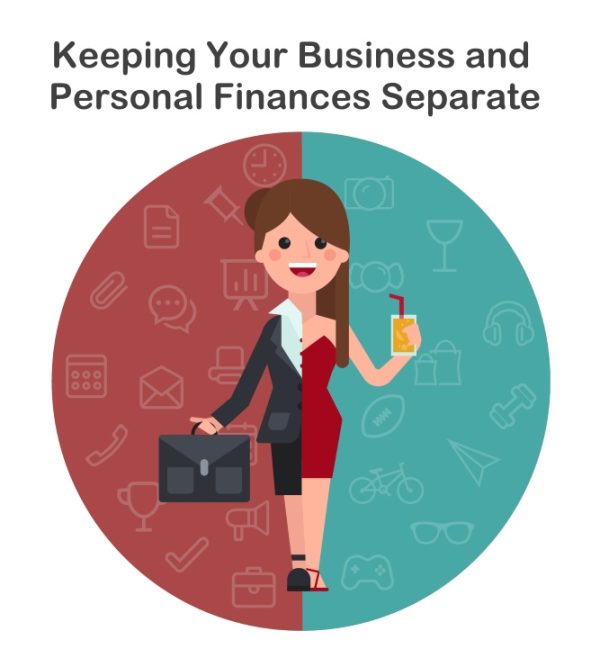 separate-personal-and-business-expenses Keeping Your Business and Personal Finances