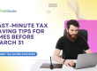 Last-Minute Tax Saving Tips for SMEs Before March 31