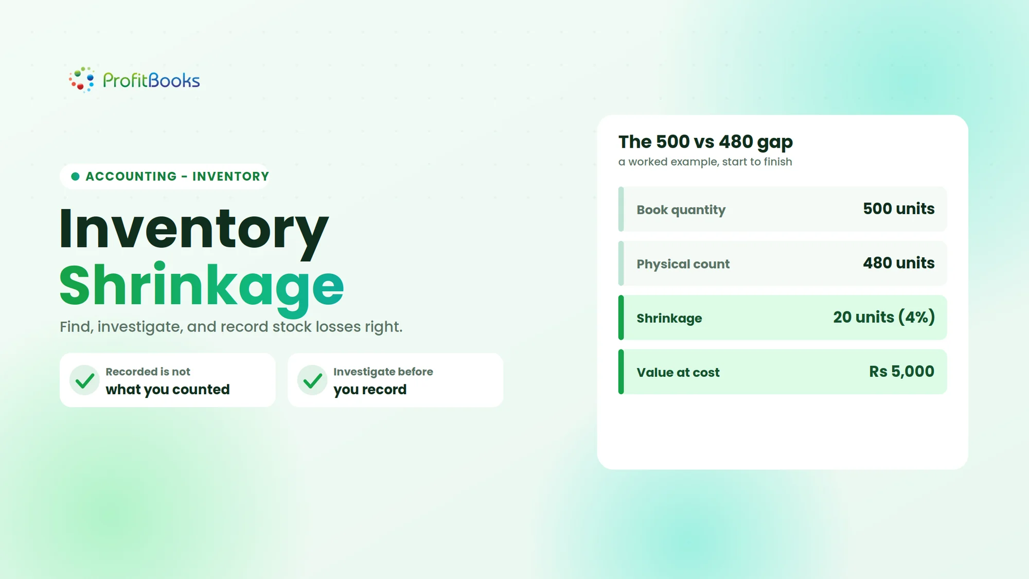 Inventory Shrinkage: How to Find and Record Stock Losses in Your Accounts