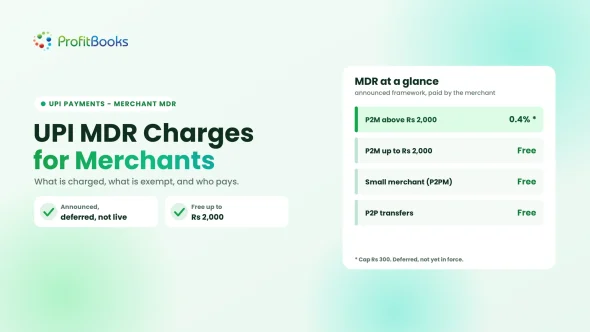 UPI MDR charges in India: who pays, what’s exempt and how to record them UPI MDR charges in India: who pays, what’s exempt and how to record them